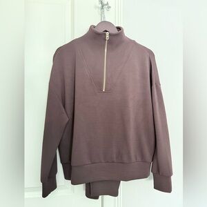 Varley Hawley half zip sweatshirt